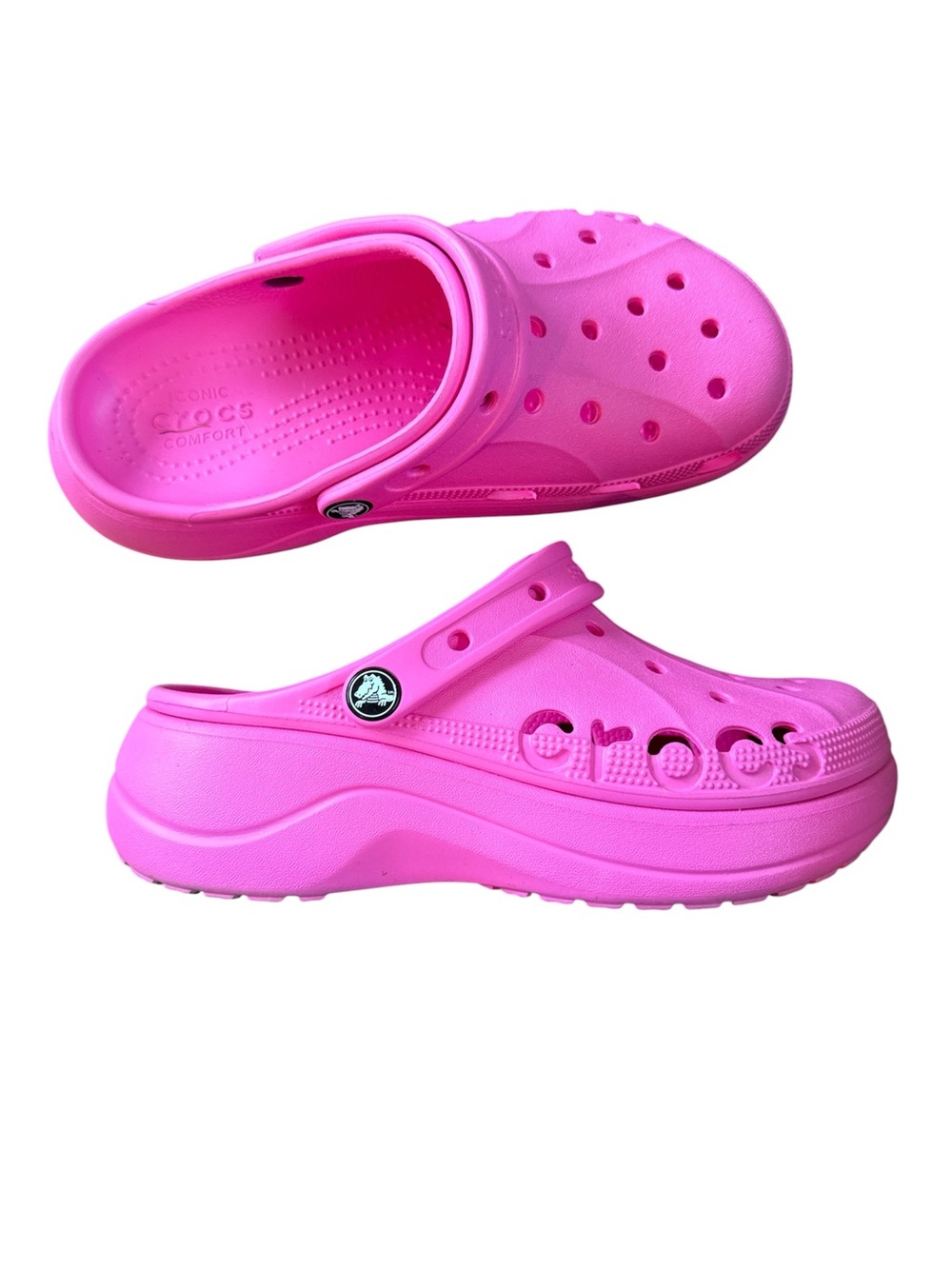 CROCS' Classic Platform Clog - Hot Pink